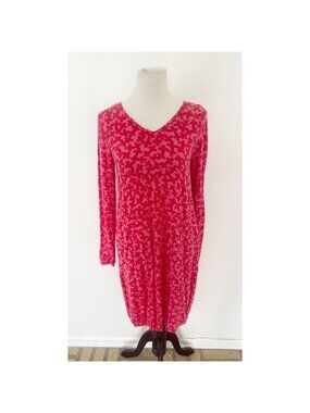 Gudrun Sjoden Long Sleeve Dress Tencel Pink